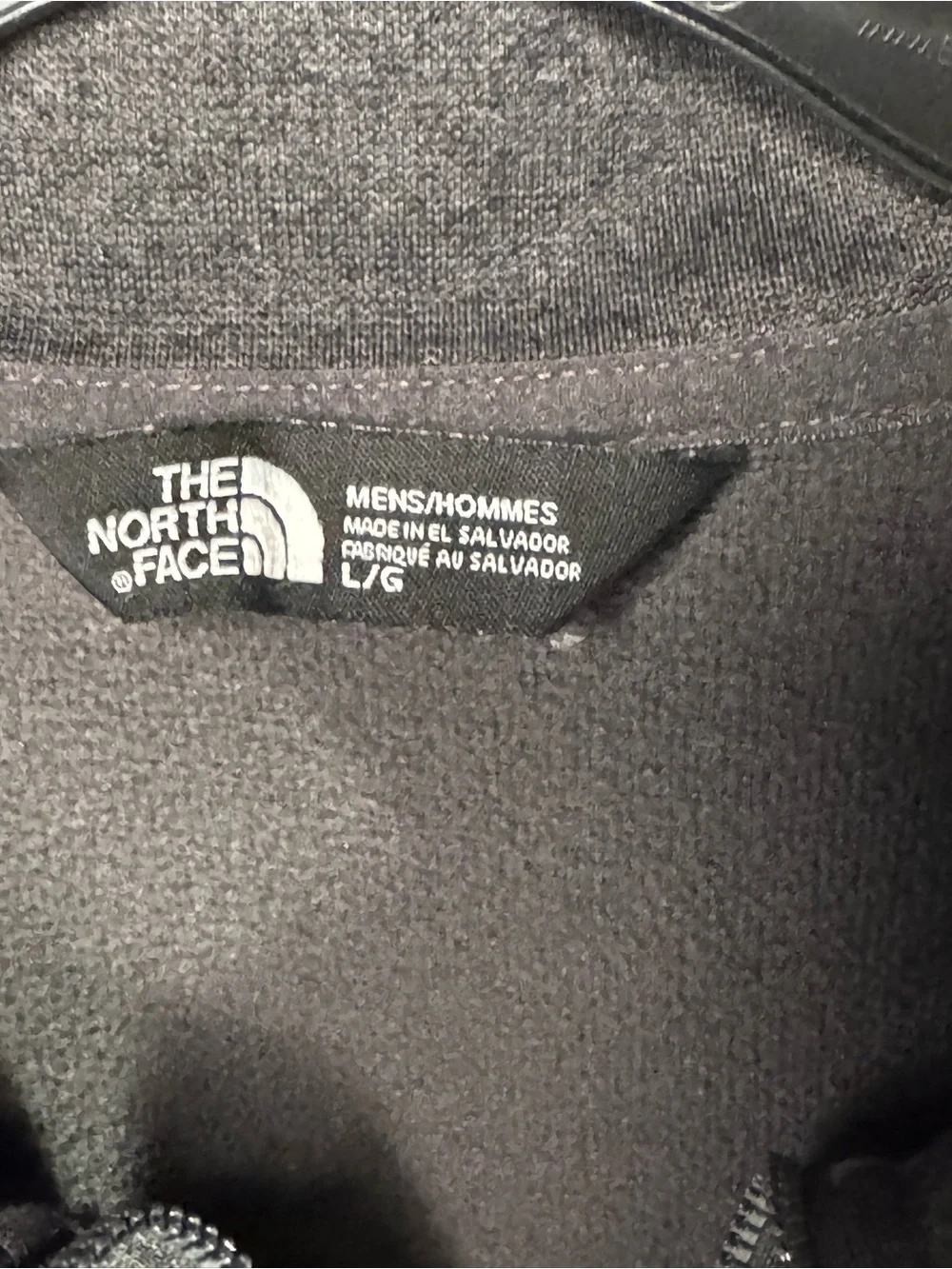 The North Face Men’s Black Half-Zip Fleece Pullover